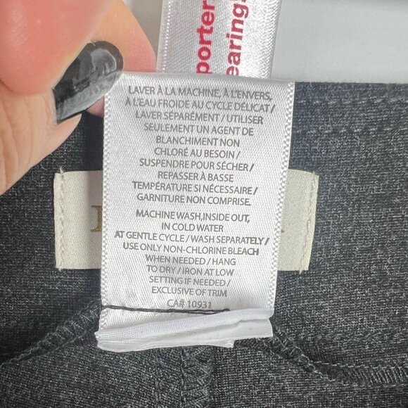 NWT - Laura, Ladies Slim Leg Pull-On Stretchable Pant In Gray. Size: 6 - Picture 12 of 15